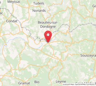 Map of Bretenoux, Occitanie