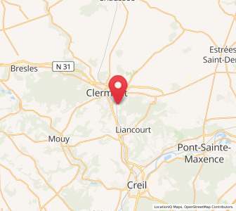 Map of Breuil-le-Vert, Hauts-de-France