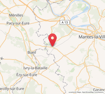 Map of Bréval, Île-de-France