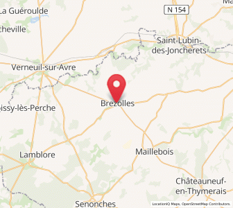 Map of Brezolles, Centre