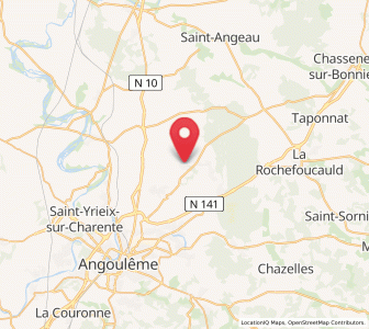 Map of Brie, Nouvelle-Aquitaine