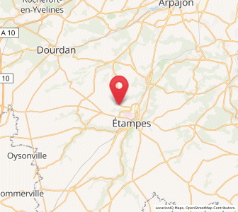 Map of Brières-les-Scellés, Île-de-France