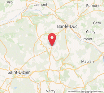 Map of Brillon-en-Barrois, Grand Est