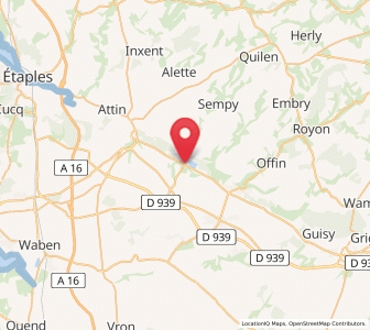 Map of Brimeux, Hauts-de-France