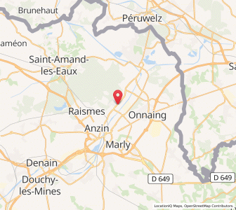 Map of Bruay-sur-l'Escaut, Hauts-de-France