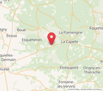 Map of Buironfosse, Hauts-de-France