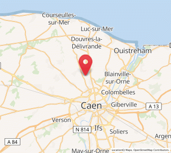 Map of Cambes-en-Plaine, Normandy