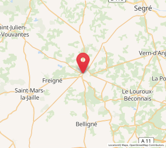 Map of Candé, Pays de la Loire