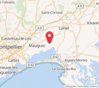 Map of Candillargues, Occitanie