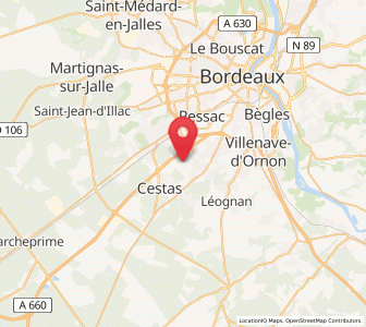 Map of Canéjean, Nouvelle-Aquitaine
