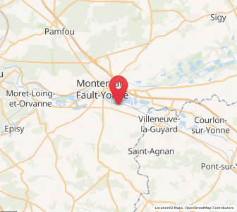 Map of Cannes-Écluse, Île-de-France