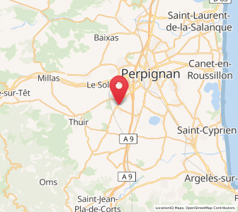 Map of Canohès, Occitanie