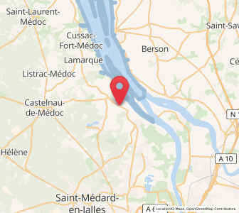 Map of Cantenac, Nouvelle-Aquitaine