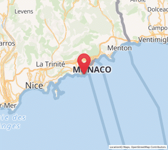 Map of Cap-d'Ail, Provence-Alpes-Côte d'Azur