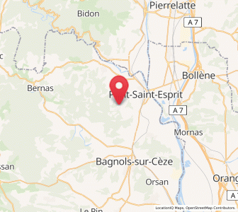 Map of Carsan, Occitanie