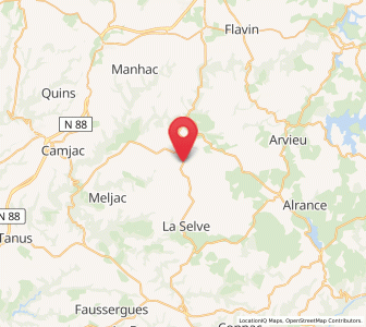 Map of Cassagnes-Bégonhès, Occitanie