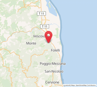 Map of Castellare-di-Casinca, Corsica