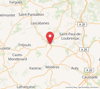 Map of Castelnau-Montratier, Occitanie