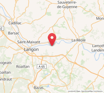 Map of Castets-en-Dorthe, Nouvelle-Aquitaine