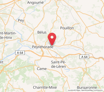 Map of Cauneille, Nouvelle-Aquitaine