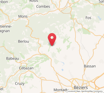 Map of Causses-et-Veyran, Occitanie
