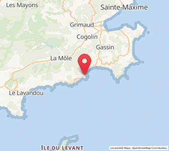 Map of Cavalaire-sur-Mer, Provence-Alpes-Côte d'Azur