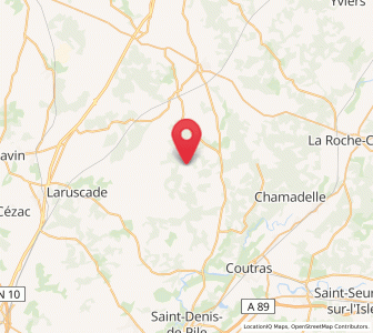 Map of Cercoux, Nouvelle-Aquitaine