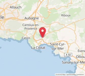 Map of Ceyreste, Provence-Alpes-Côte d'Azur