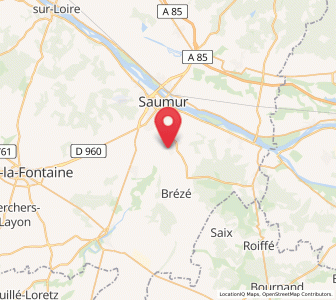 Map of Chacé, Pays de la Loire