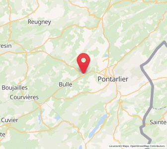Map of Chaffois, Bourgogne-Franche-Comté