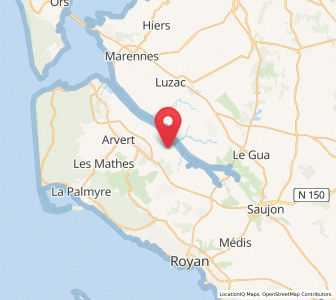 Map of Chaillevette, Nouvelle-Aquitaine