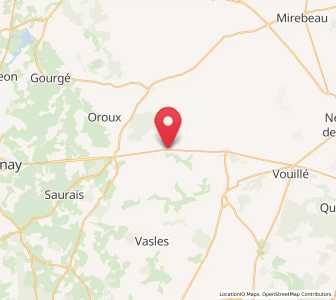 Map of Chalandray, Nouvelle-Aquitaine