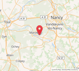Map of Chaligny, Grand Est