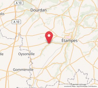 Map of Chalo-Saint-Mars, Île-de-France