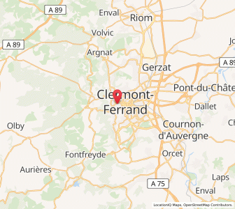 Map of Chamalières, Auvergne-Rhône-Alpes