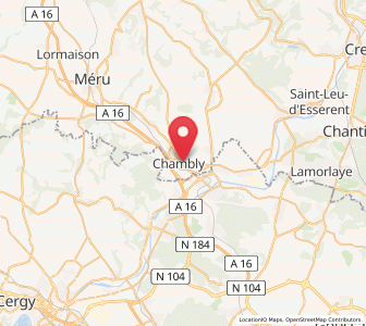 Map of Chambly, Hauts-de-France