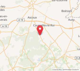 Map of Chambon-la-Forêt, Centre