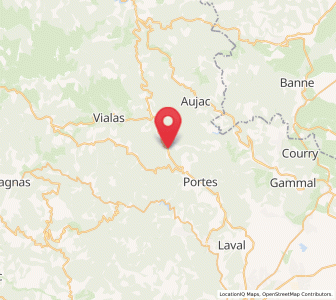 Map of Chamborigaud, Occitanie