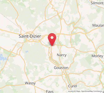 Map of Chamouilley, Grand Est