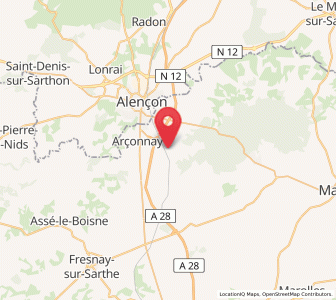 Map of Champfleur, Pays de la Loire