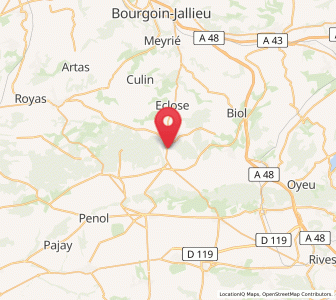 Map of Champier, Auvergne-Rhône-Alpes