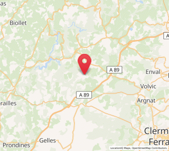 Map of Chapdes-Beaufort, Auvergne-Rhône-Alpes
