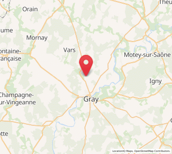 Map of Chargey-lès-Gray, Bourgogne-Franche-Comté