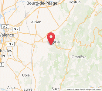 Map of Châteaudouble, Auvergne-Rhône-Alpes