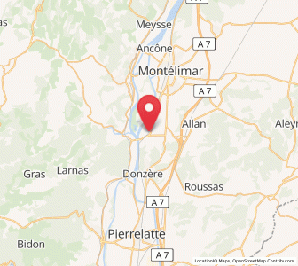 Map of Châteauneuf-du-Rhône, Auvergne-Rhône-Alpes