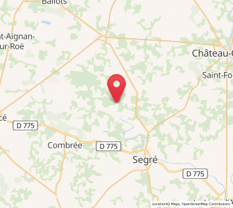 Map of Châtelais, Pays de la Loire