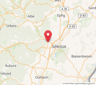 Map of Châtenois, Grand Est