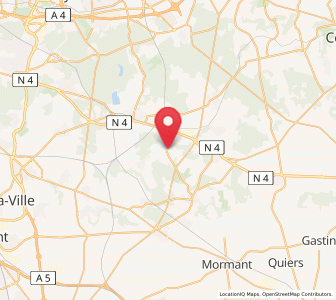 Map of Châtres, Île-de-France