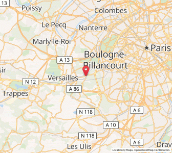 Map of Chaville, Île-de-France