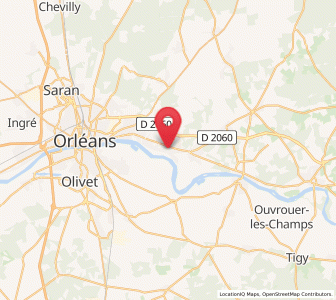 Map of Chécy, Centre